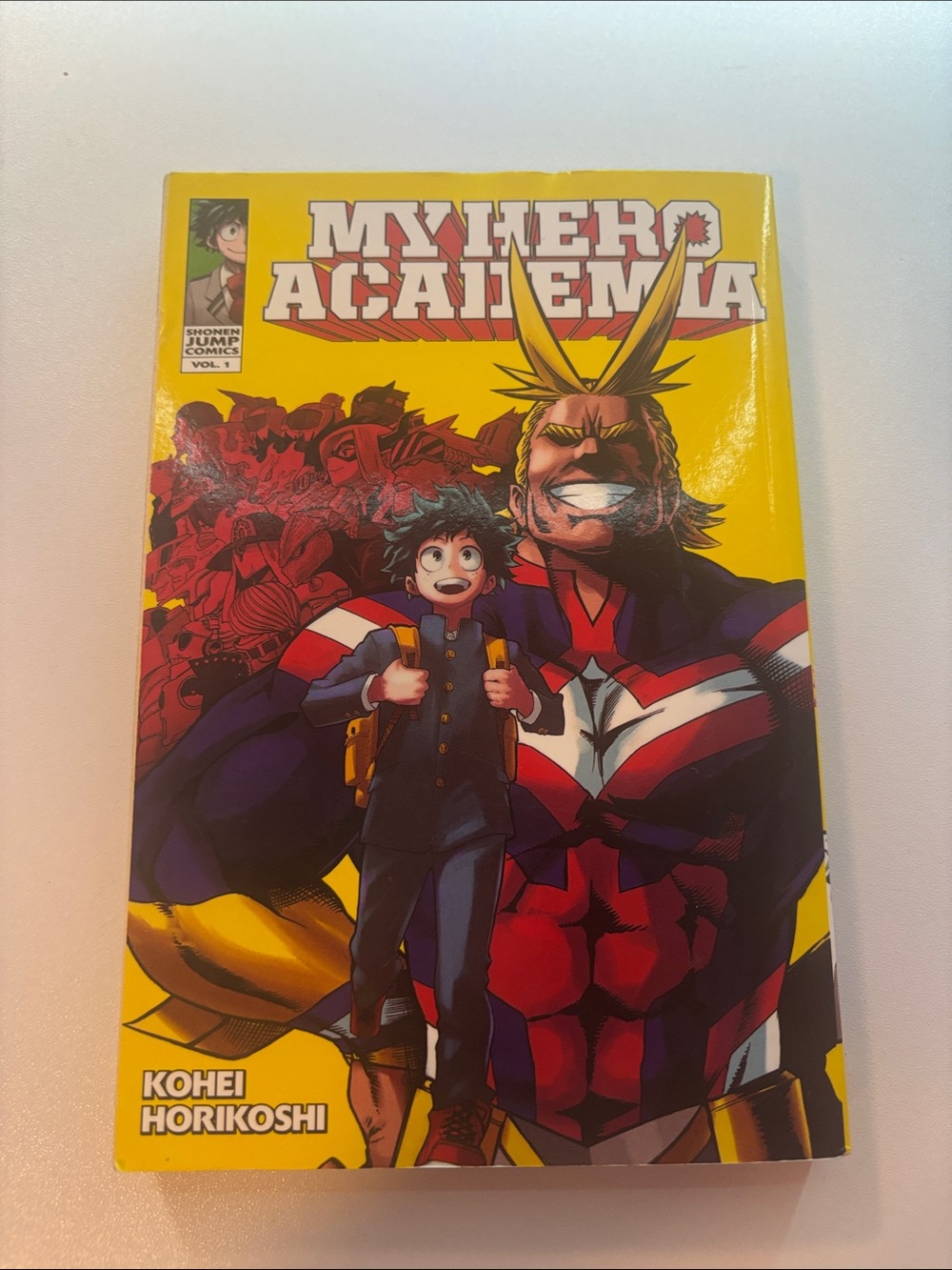 My Hero Academia Volume 1 - Yellow & Red Cover by